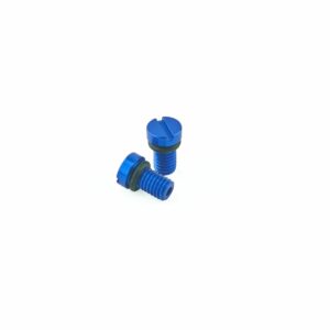 111-030-010b_a_1_1 K-Tech Front Fork Air Bleed Screw (KYB/Showa) Blue - Pair